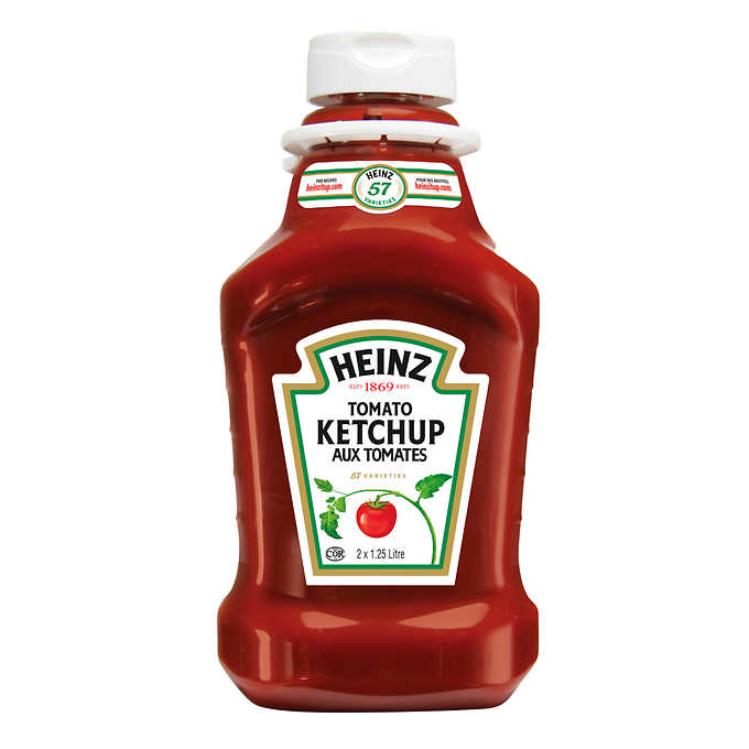 HEINZ KETCHUP, 2 X1.25 L