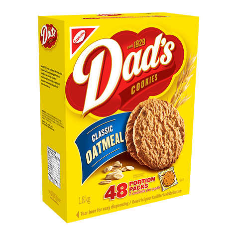 DAD'S OATMEAL COOKIES, 48 x 37.5 G