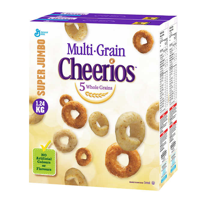 GENERAL MILLS CEREAL CHEERIOS MULTI-GRAIN, JUMBO 1.24KG