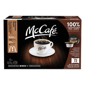 MCCAFE PREMIUM ROAST COFFEE K-CUP PODS, PACK OF 72