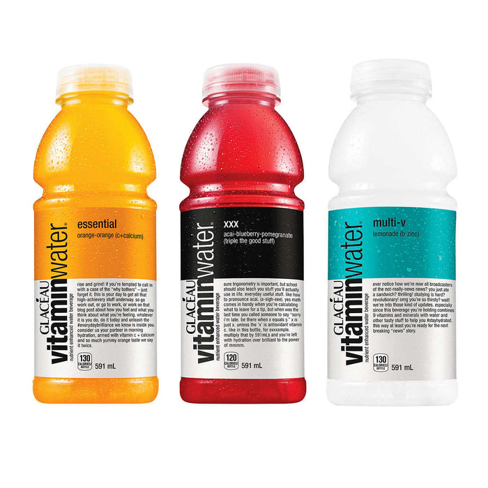 VITAMINWATER VARIETY PACK, 15 × 591 ML