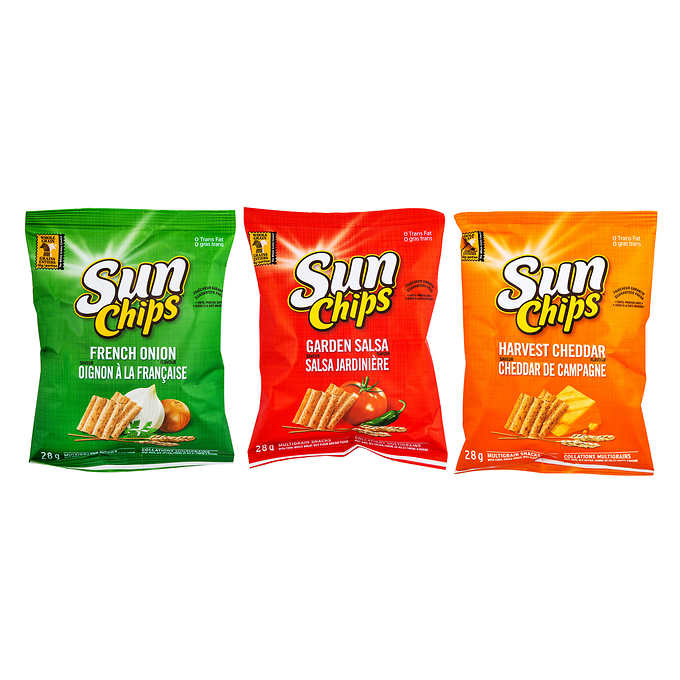 SUNCHIPS VARIETY PACK 36 X 28G