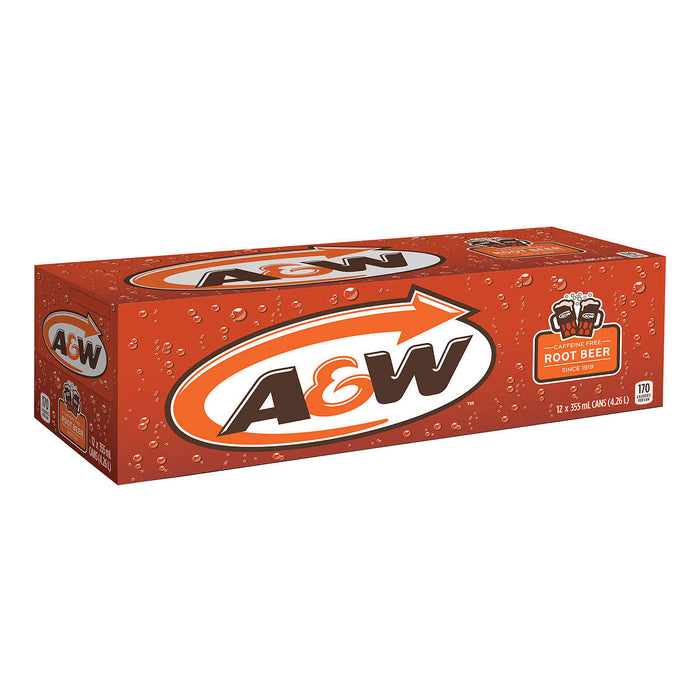 BIÈRE DE RACINE A&amp;W, 12 X 355 ML